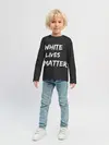 Детский лонгслив / White Lives Matter