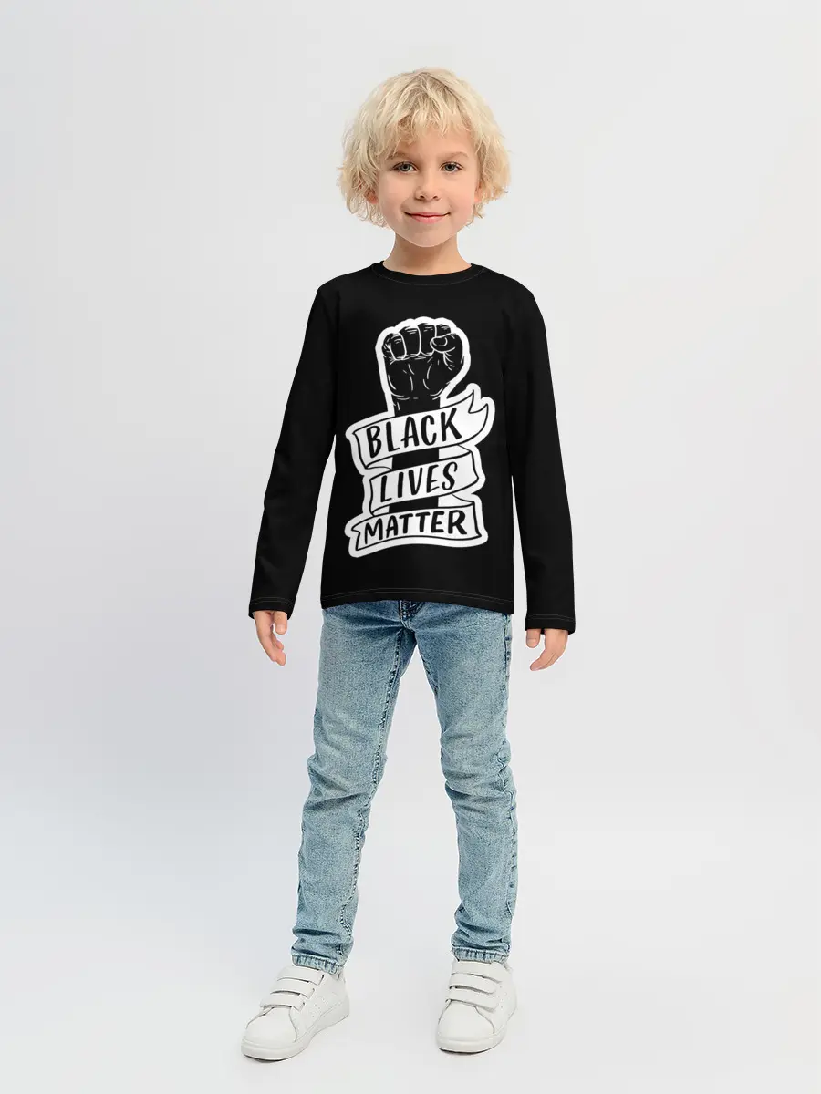 Детский лонгслив / Black Lives Matter