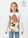 Детский лонгслив / Счастливый песик
