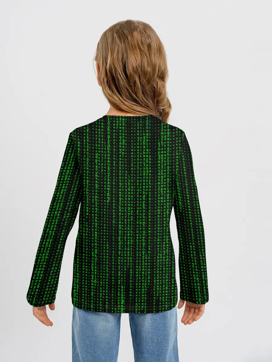 Детский лонгслив / Matrix