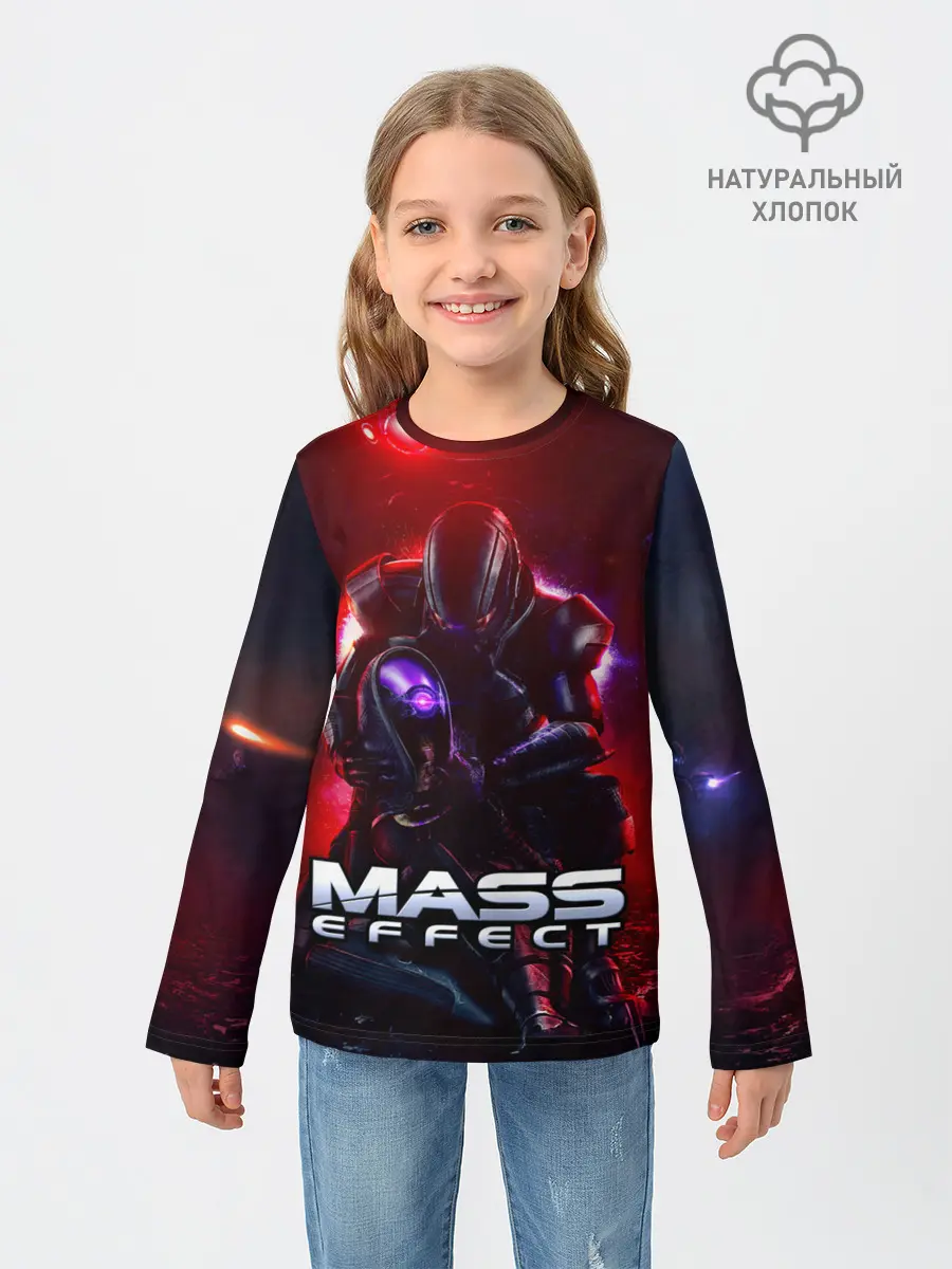 Детский лонгслив / Mass Effect