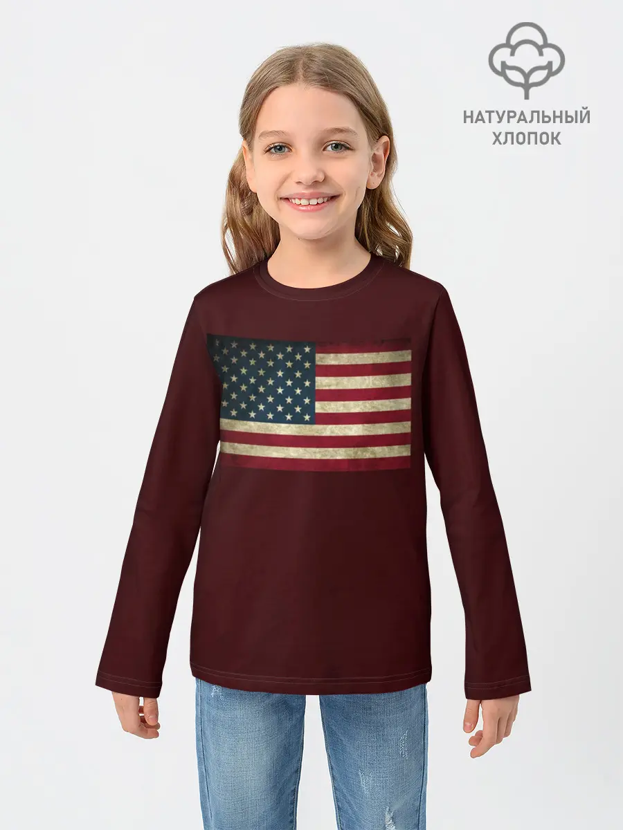 Детский лонгслив / USA