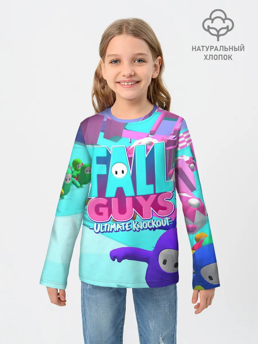 Детский лонгслив / Fall Guys