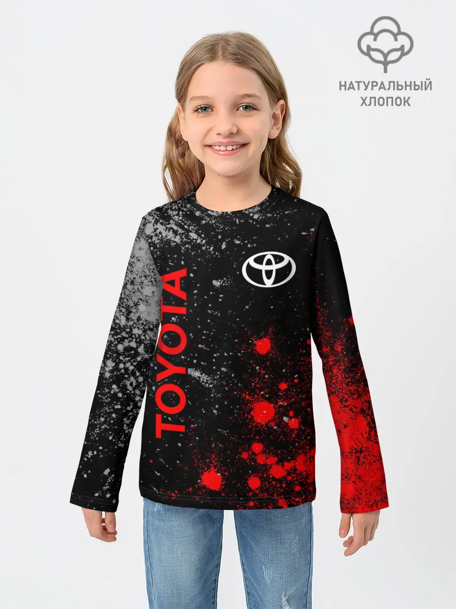 Детский лонгслив / TOYOTA / ТОЙОТА