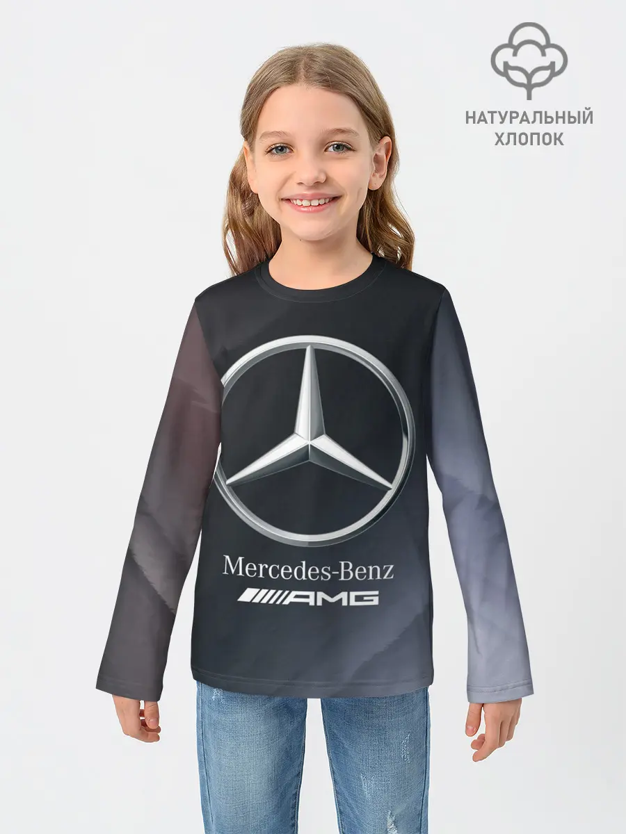 Детский лонгслив / MERCEDES / МЕРСЕДЕС