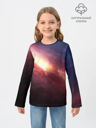 Детский лонгслив / Космос