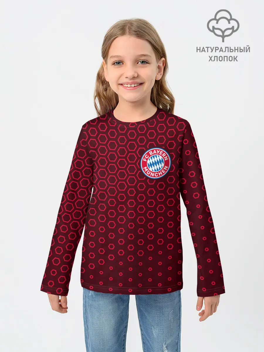 Детский лонгслив / FC BAYERN / БАВАРИЯ