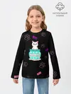 Детский лонгслив / Котик-антидепрессант
