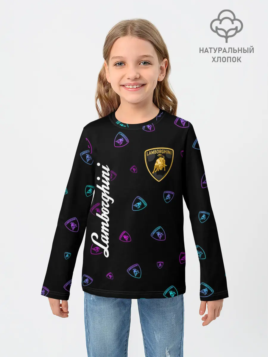 Детский лонгслив / LAMBORGHINI / Ламборгини