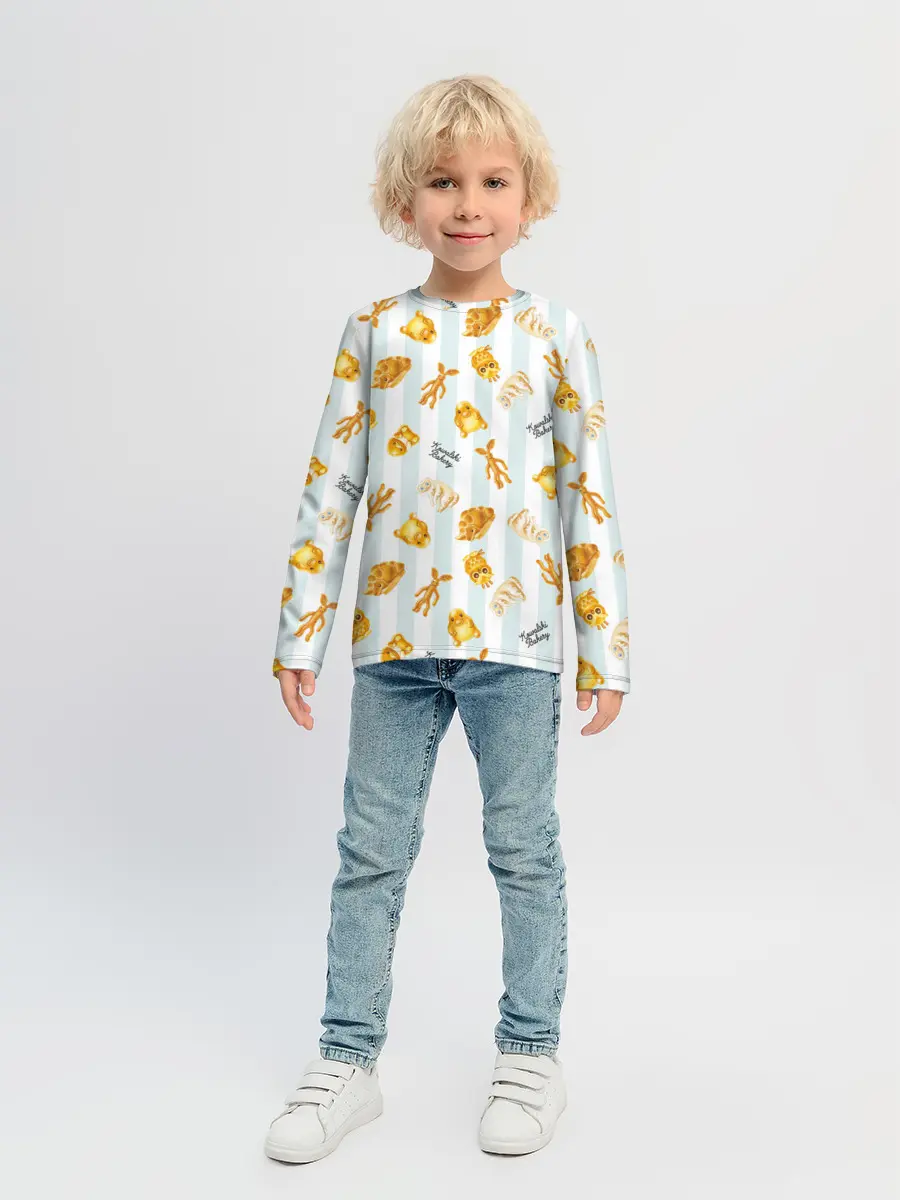 Детский лонгслив / Baked Goods Pattern