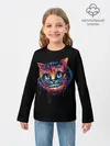 Детский лонгслив / Чеширский Кот