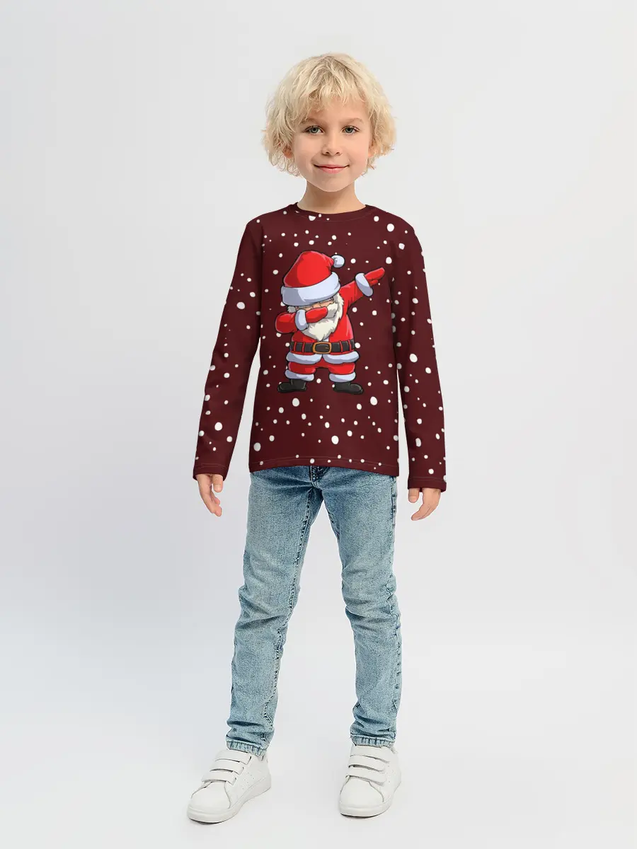 Детский лонгслив / Dab-Santa