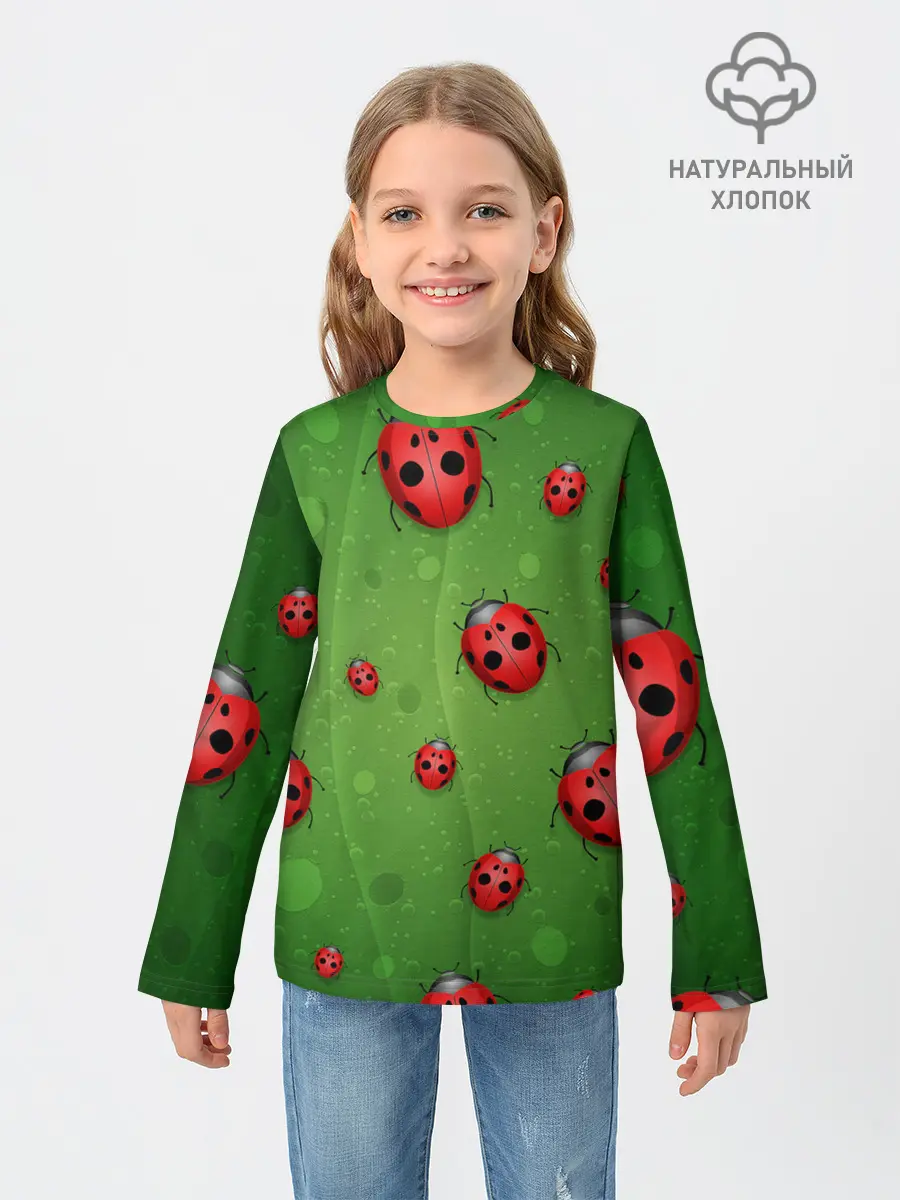 Детский лонгслив / БОЖЬИ КОРОВКИ