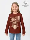 Детский лонгслив / Русский медведь в короне
