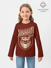 Детский лонгслив / Русский медведь в очках