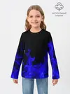 Детский лонгслив / Синий Огонь