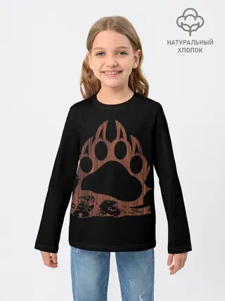 Детский лонгслив / Wolf Wood Style