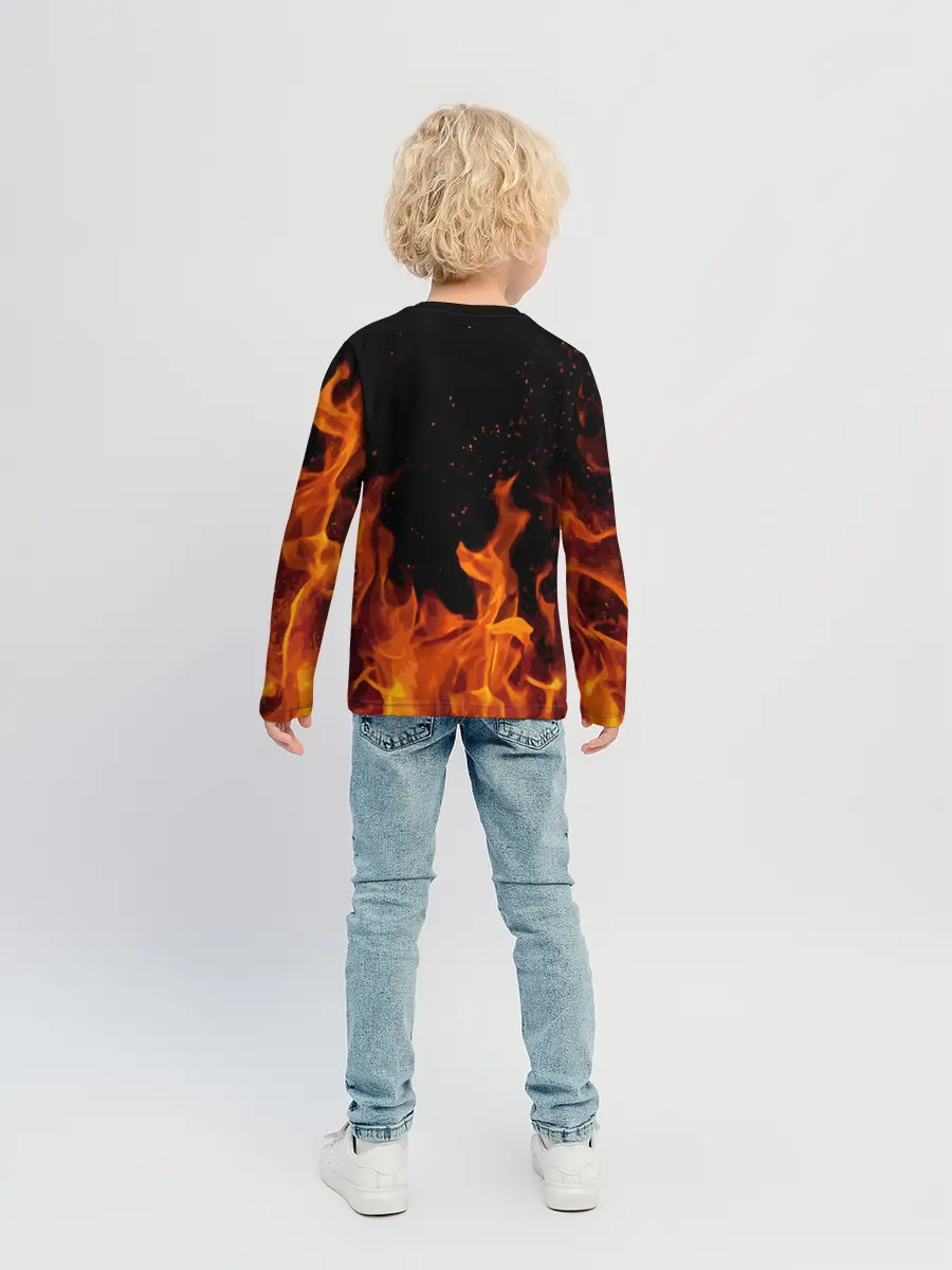 Детский лонгслив / СЕКТОР ГАЗА FIRE