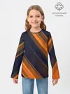 Детский лонгслив / ORANGE Black