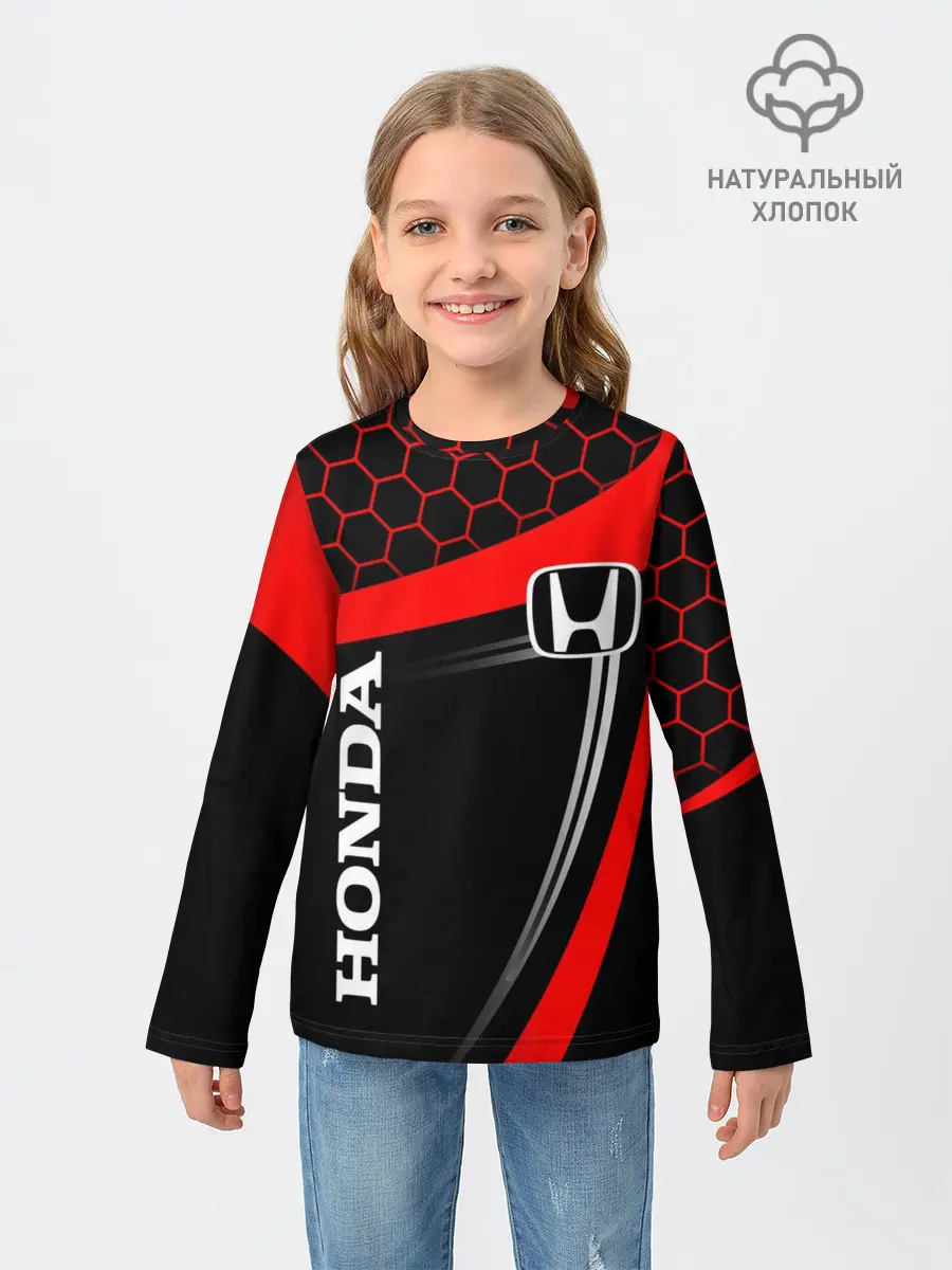 Детский лонгслив / HONDA / ХОНДА / SPORT