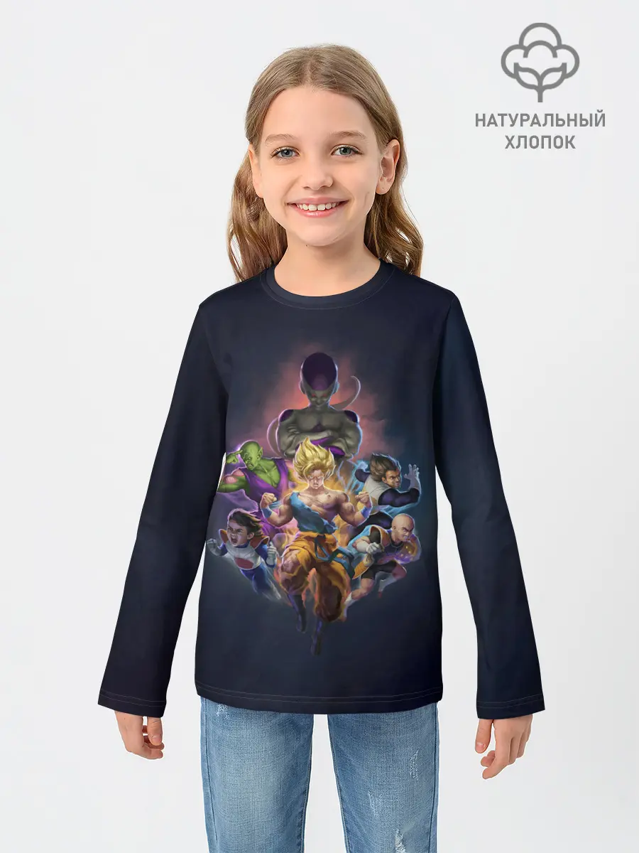 Детский лонгслив / Dragon ball Team