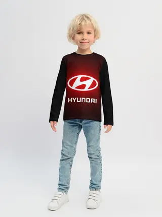 Детский лонгслив / HYUNDAI / ХЕНДАЙ / RED STYLE