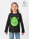 Детский лонгслив / Shreks Face