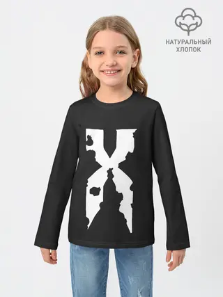 Детский лонгслив / The X