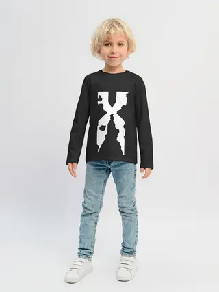Детский лонгслив / The X