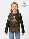 Детский лонгслив / Girl with crab