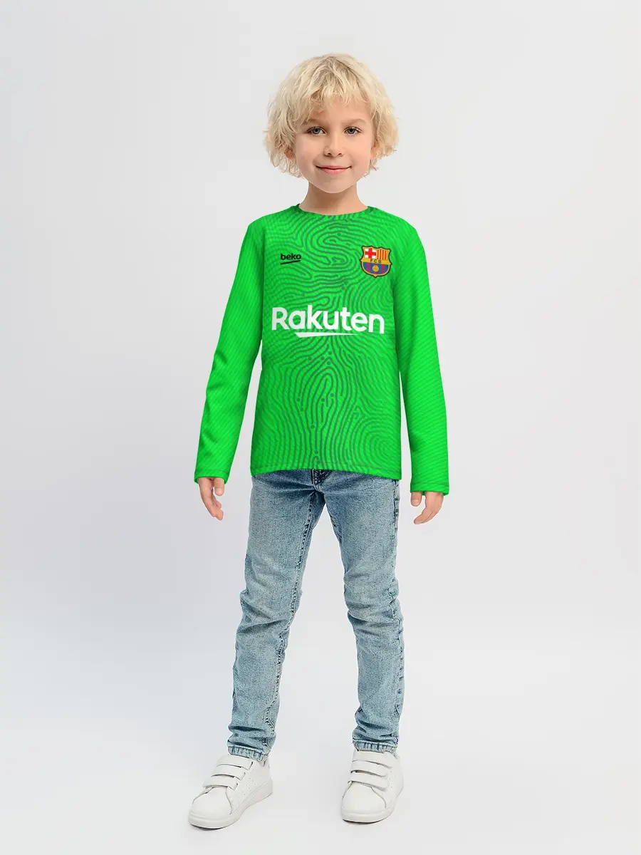 Детский лонгслив / FC Barcelona | Goalkeeper 2021/22