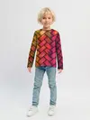 Детский лонгслив / Colorful weave