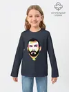Детский лонгслив / Карим Бензема. Поп арт