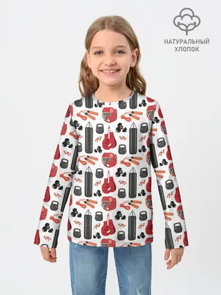 Детский лонгслив / Бокс
