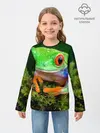 Детский лонгслив / Тропическая лягушка