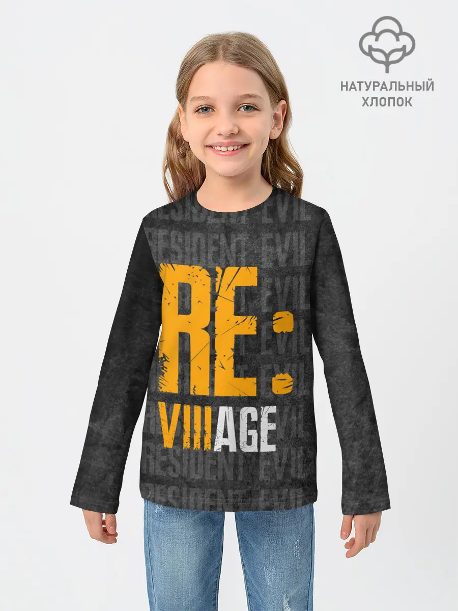 Детский лонгслив / RE VILLAGE | ДЕРЕВНЯ ОБИТЕЛЬ ЗЛА