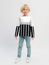 Детский лонгслив / Juventus | Tee Black and White