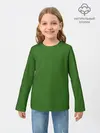 Детский лонгслив / Белый Конь на спине