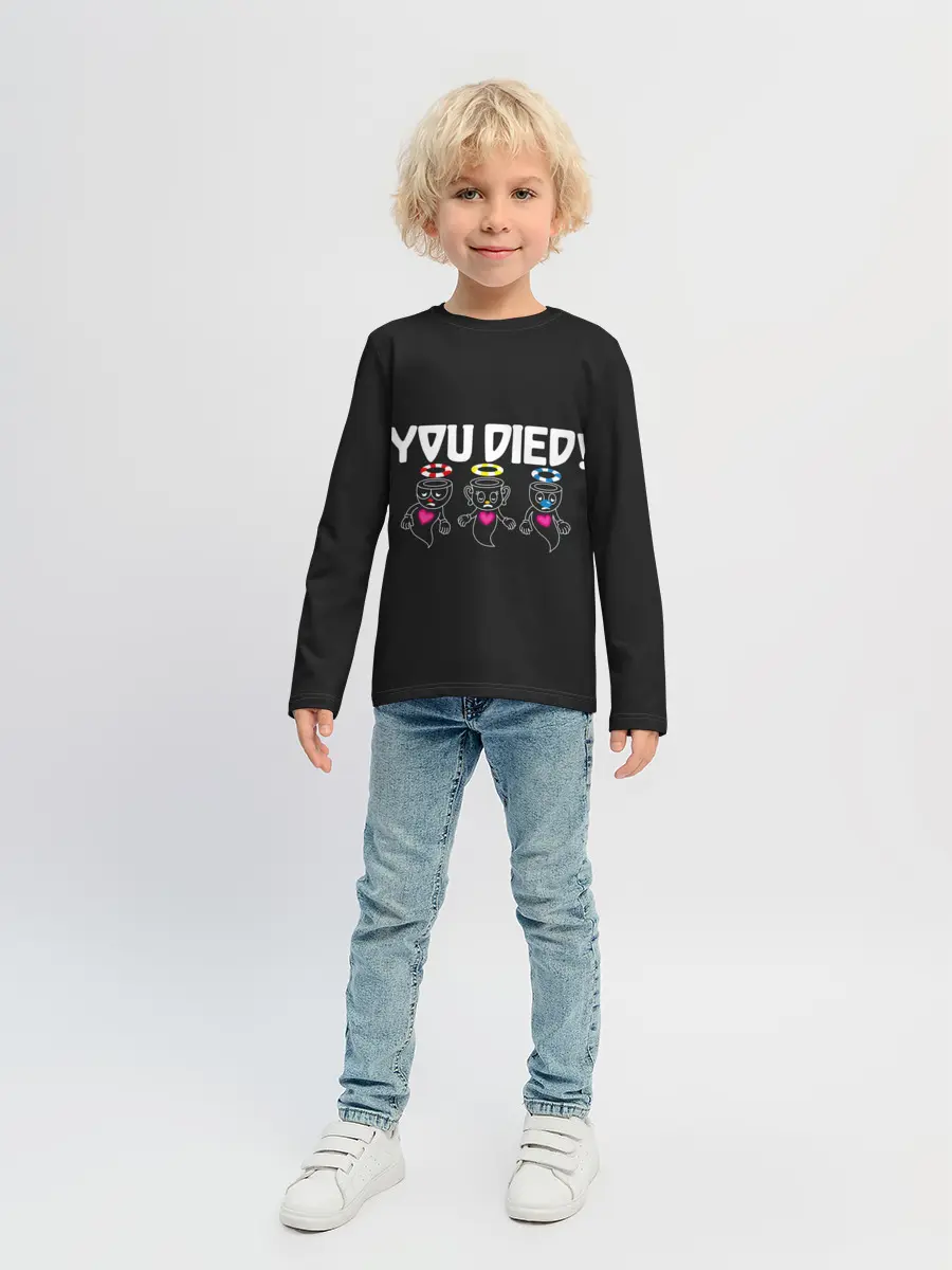 Детский лонгслив / You Died
