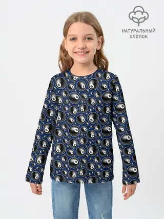 Детский лонгслив / Бильярд 8
