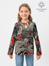 Детский лонгслив / Китайский Дракон, China Dragon