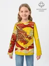 Детский лонгслив / Китайский Дракон, China Dragon