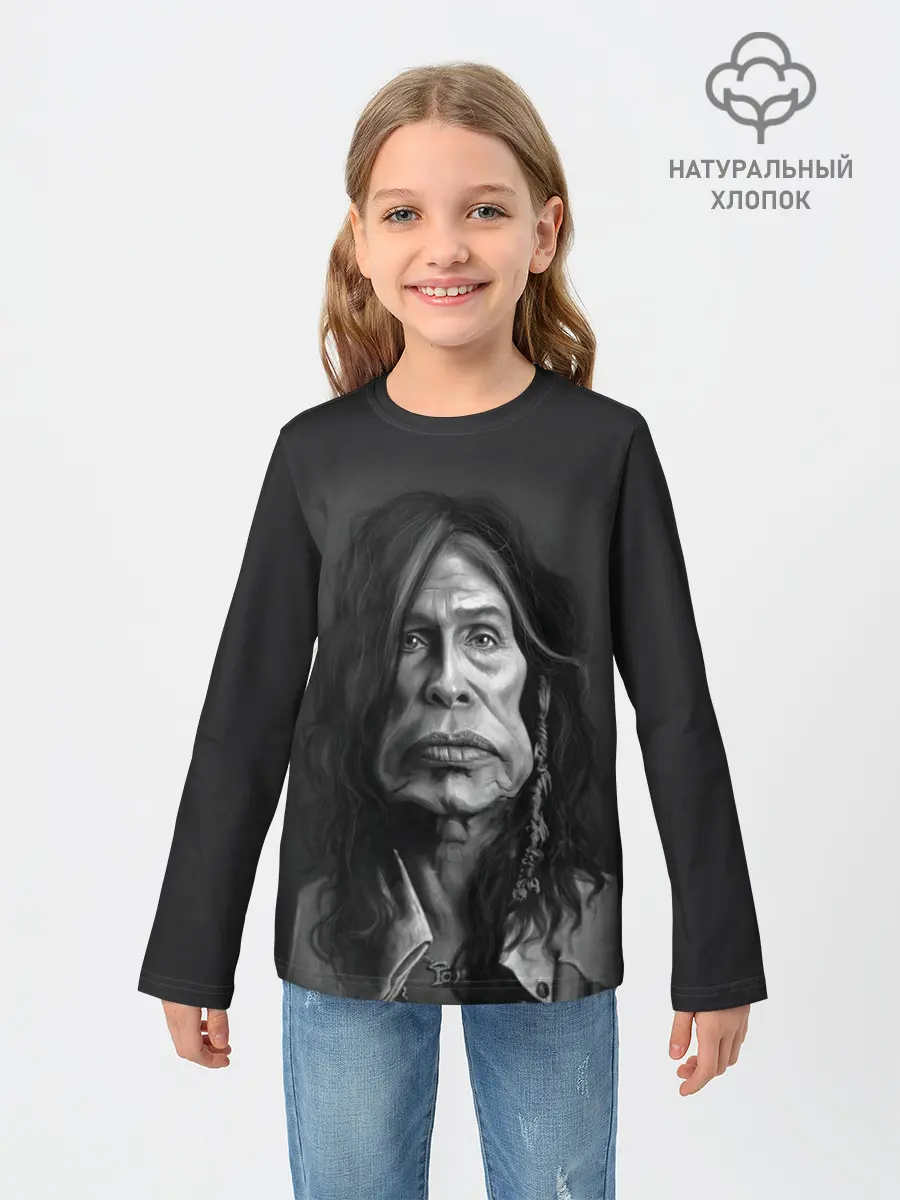 Детский лонгслив / Steven Tyler | AEROSMITH