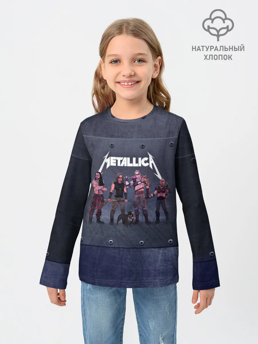Детский лонгслив / METALLICA | ГРУППА МЕТАЛЛИКА