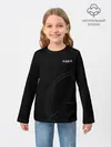Детский лонгслив / PSG | Core Big Logo Black