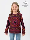 Детский лонгслив / Абстрактный калейдоскоп