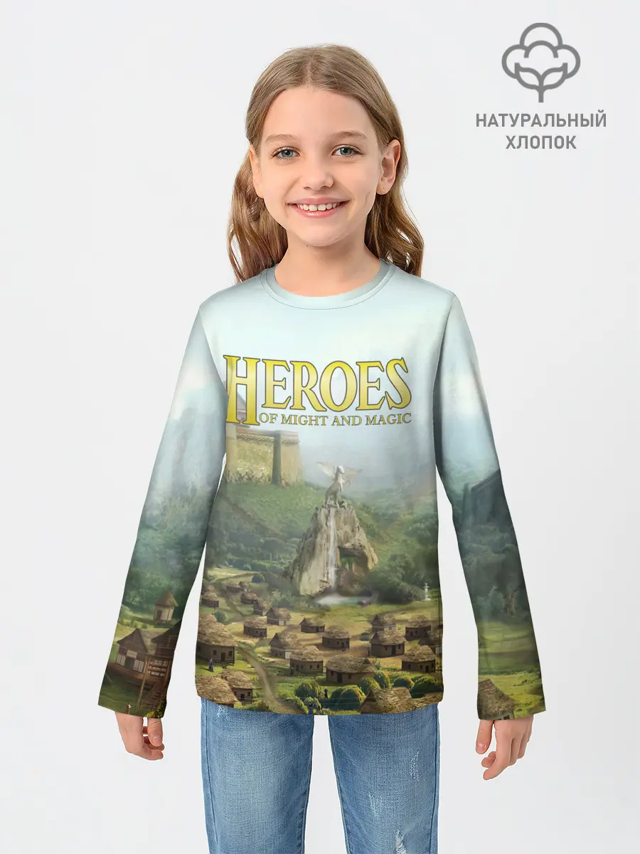 Детский лонгслив / Оплот | Heroes of Might and Magic 3