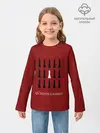 Детский лонгслив / Белая королева