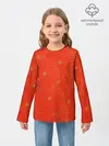 Детский лонгслив / ЗОЛОТЫЕ ХРИЗАНТЕМЫ | ПАТТЕРН