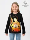 Детский лонгслив / Силуэт Луффи One piece